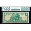 Image 2 : 1902, $5 National Bank Note. The Northern NB, Toledo, O
