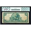 Image 2 : 1902, $5 National Bank Note. The Thames NB, Norwich, CT
