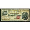 Image 1 : 1882, $20 Gold Certificate. PCGS Apparent Fine 12