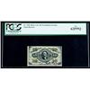 Image 1 : 1864, 10c Fractional Currency. Third Issue, green rever