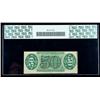 Image 2 : 1864, 50c Fractional Currency. Third Issue, green rever