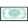 Image 2 : 1874, 50c Fractional Currency. Fifth Issue, white paper with silk fibers and blue right end