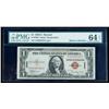 Image 1 : 1935-A, $1 World War II Emergency Note. Hawaii. PMG Cho