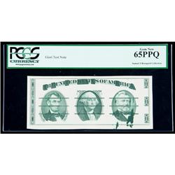 Giori Test Note. PCGS Gem New 65PPQ