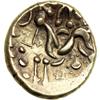 Image 2 : Britain. Celtic Coinage, Corieltauvi. South Ferriby type, c. 45-10 BC. Gold Stater (5.86 g). VF