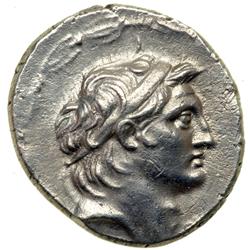 Syria, Seleukid Kingdom. Demetrios I, 162-150 BC. AR Tetradrachm (16.25 g) minted at Antioch, 151-15