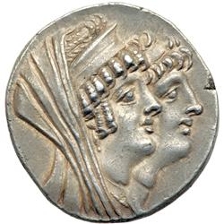 Syria, Seleukid Kingdom. Cleopatra Thea and Antiochos VIII, 125-120 BC. EF