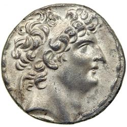 Seleukid Kingdom. Antiochos VIII, 121-96 BC. AR Tetradrachm (16.67 g) minted at Antioch. AU