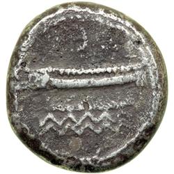 Phoenicia, Sidon. Baalshallim II, c. 386-372 BC. AR Double Shekel (26.90 g). F-VF
