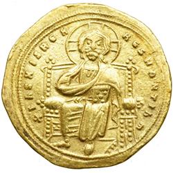 Romanus III, 1028-1034. Gold Histamenon Nomisma (4.38 g) minted at Constantinople. VF