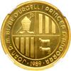 Image 2 : Andorra. 100 Diners, 1989. NGC UNC