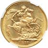 Image 2 : Australia. Sovereign, 1877-M. NGC MS62