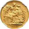 Image 2 : Australia. Sovereign, 1881-M. NGC AU58