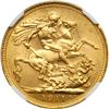 Image 2 : Australia. Sovereign, 1911-S. NGC MS63