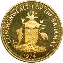 Bahamas. 100 Dollars, 1974. PF