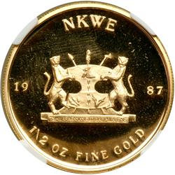 Bophuthatswana. Nkwe, 1987. NGC PF68