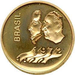 Brazil. 300 Cruizeiros, 1972. BU