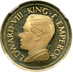 Newfoundland. Sovereign, 1936. NGC PF65