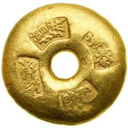 China. Gold 1 Tael Ingot, ND. VF