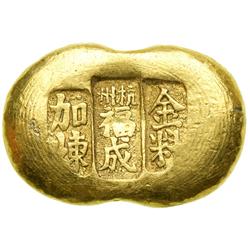 China. Gold 1 Tael Ingot, ND