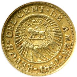Costa Rica. 1/2 Escudo, ND. NGC AU53