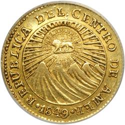 Costa Rica. Escudo, ND. PCGS AU53