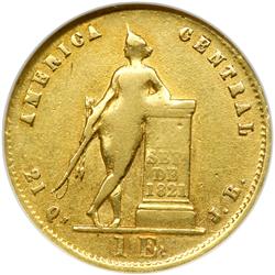 Costa Rica. 1 Escudo, 1850-JB. NGC VF35