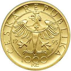 Czech Republic. 1000 Korun, 1995. BU