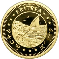 Eritrea. 50 Dollars, 1993. PF