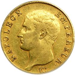 France. 40 Francs, AN13-A. PCGS EF45