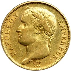 France. 40 Francs, 1811-A. PCGS AU50