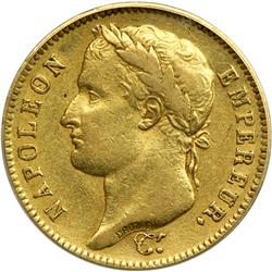 France. 40 Francs, 1812-A. PCGS EF45