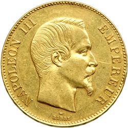 France. 100 Francs, 1857-A. VF