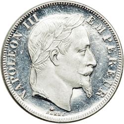 France. Platinum 50 Francs, 1862-A. BU