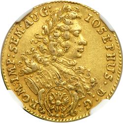 German States - Hamburg. Ducat, 1710-IR. NGC EF45