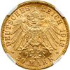 Image 2 : German States - Hamburg. 20 Marks, 1913-J. NGC MS65