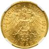 Image 2 : German States - Prussia. 20 Marks, 1914-A. NGC MS62