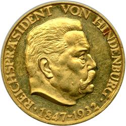 Germany. Gold Medal, 1932. AU