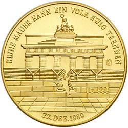 Germany. Gold Medal, 1989. BU