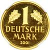 Image 2 : Germany. Gold 1 Mark, 2001-D. NGC PF67