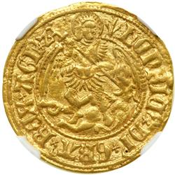 Great Britain. Angel, ND. NGC AU55