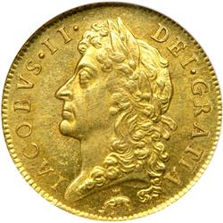 Great Britain. Guinea, 1685. NGC MS63