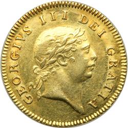 Great Britain. Half Guinea, 1813. AU-UNC