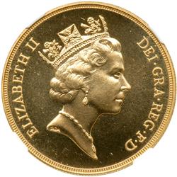 Great Britain. Five Pounds, 1985. NGC MS68