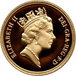 Great Britain. Half Sovereign, 1985. PF
