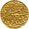 Image 1 : India - Mughal. Gold Mohur, AH973 (1565). NGC AU50