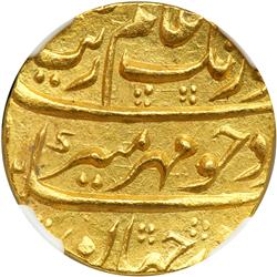 India - Mughal. Mohur, AH.1082/ 15. NGC MS62