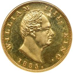 British India. Restrike Gold 2 Mohur, 1835-C. NGC PF64
