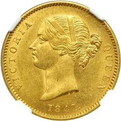 British India. Mohur, 1841-C. NGC MS61