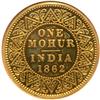 Image 2 : British India. Restrike Gold Mohur, 1862-C. NGC MS64
